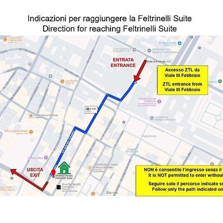 Feltrinelli Suite Modena Luaran gambar