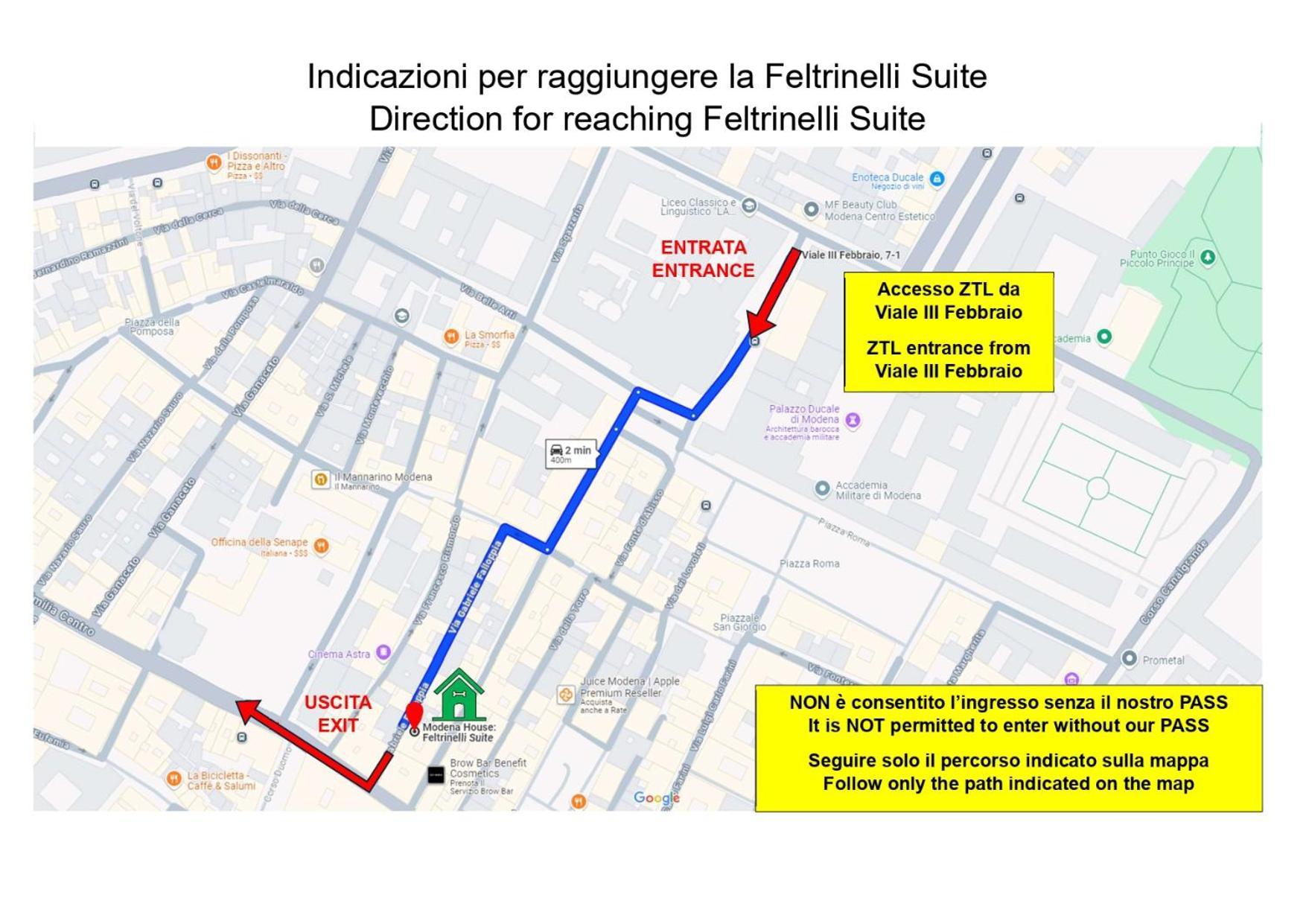 Feltrinelli Suite Modena Luaran gambar
